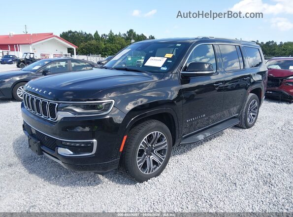 1C4SJUBPXRS178278 2024 JEEP WAGONEER Black Առջևի ձախ երեք քառորդ տեսարան