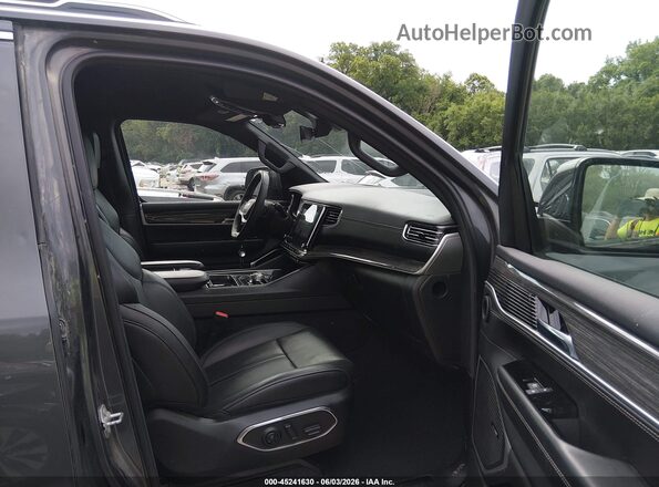 1C4SJUDT1NS167867 2022 JEEP WAGONEER Gray Widok wnętrza z przodu