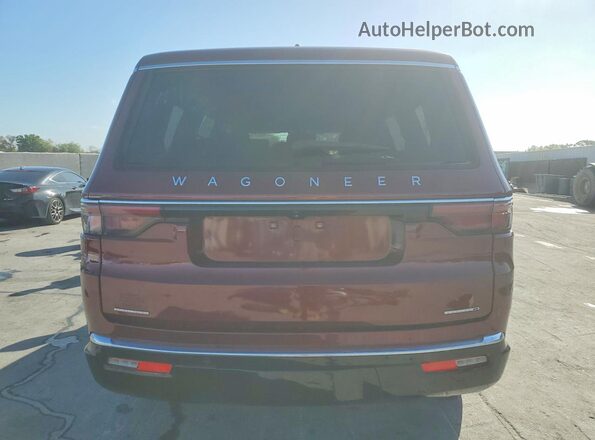 1C4SJVAT4NS207627 2022 JEEP WAGONEER Burgundy Հետևի տեսք
