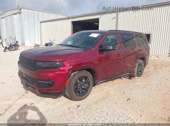 1C4SJVBP2SS503999 2025 JEEP WAGONEER Burgundy Front left