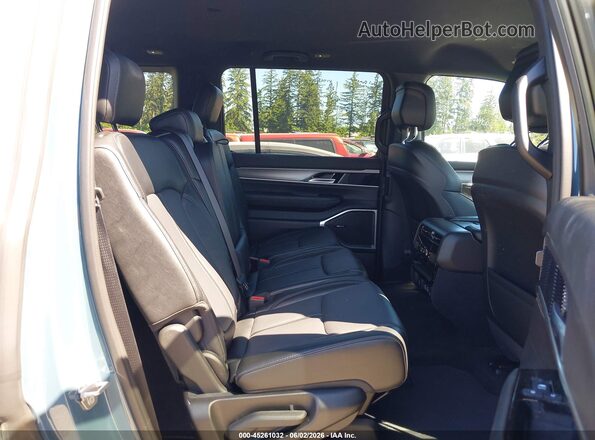 1C4SJVBPXTS163566 2026 JEEP GRAND WAGONEER Blue Vista de la etiqueta del VIN