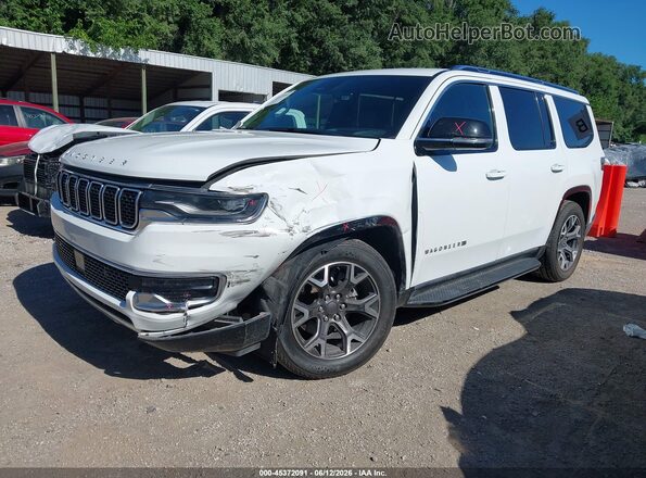 1C4SJVDP0RS176185 2024 JEEP WAGONEER White წინა მარცხენა ხედი სამი მეოთხედიდან