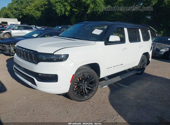 1C4SJVFP5NS167201 2022 JEEP GRAND WAGONEER White Vista tres cuartos delantera izquierda