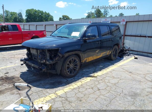 1C4SJVFP6RS100628 2024 JEEP GRAND WAGONEER Black წინა მარცხენა ხედი სამი მეოთხედიდან