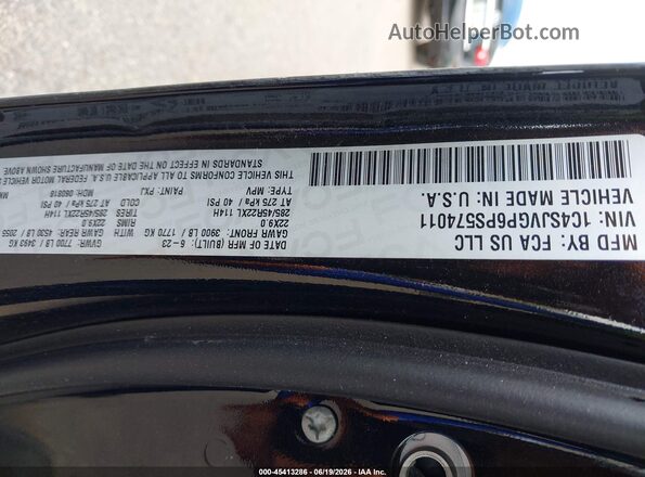 1C4SJVGP6PS574011 2023 JEEP GRAND WAGONEER Black Widok komory silnika