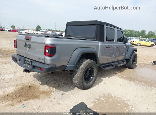 1C6HJTAG0LL121165 2020 JEEP GLADIATOR Silver Tył prawy