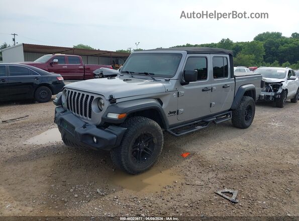 1C6HJTAG0LL121165 2020 JEEP GLADIATOR Silver Przód lewy