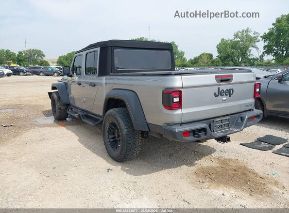 1C6HJTAG0LL121165 2020 JEEP GLADIATOR Silver Tył lewy