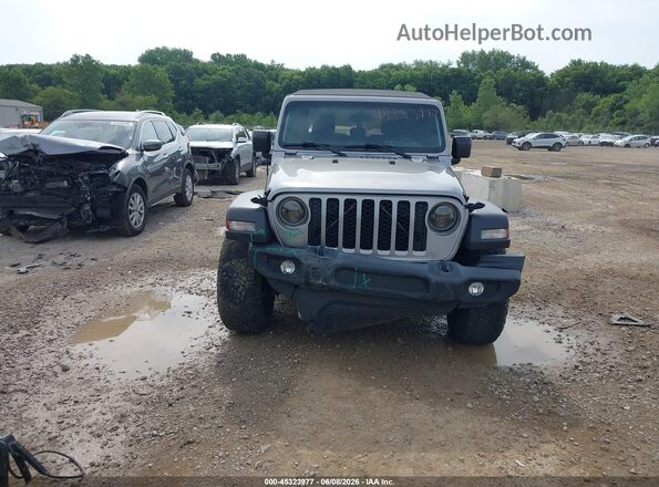 1C6HJTAG0LL121165 2020 JEEP GLADIATOR Silver Widok zestawu wskaźników