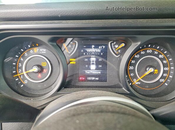 1C6HJTAG0RL127458 2024 JEEP GLADIATOR Серый Вид щитка приборов