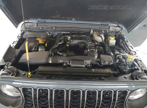 1C6HJTAG0RL127458 2024 JEEP GLADIATOR Серый Вид задней части салона