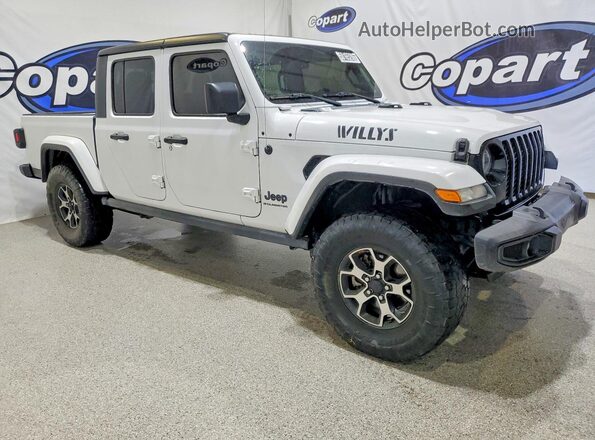 1C6HJTAG1PL547727 2023 JEEP GLADIATOR Белый Передняя правая четверть