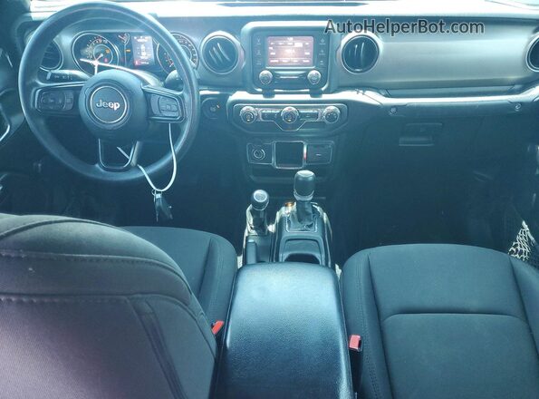 1C6HJTAG2ML542483 2021 JEEP GLADIATOR Black Dashboard view