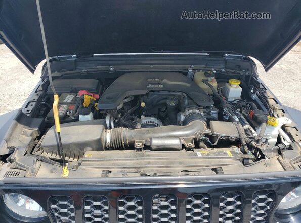 1C6HJTAG2ML542483 2021 JEEP GLADIATOR Black Rear interior view