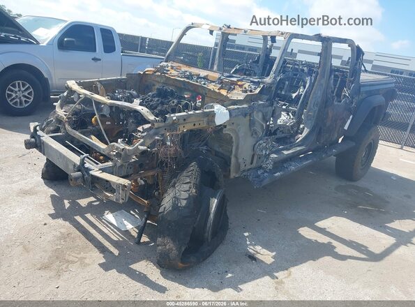 1C6HJTAG3ML533422 2021 JEEP GLADIATOR Серый Передняя левая четверть