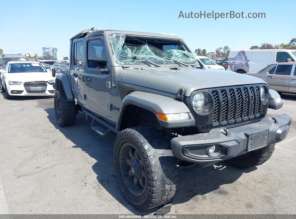 1C6HJTAG3ML543450 2021 JEEP GLADIATOR Black Front view