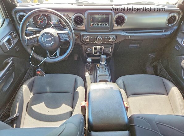 1C6HJTAG3PL514468 2023 JEEP GLADIATOR Black Dashboard view