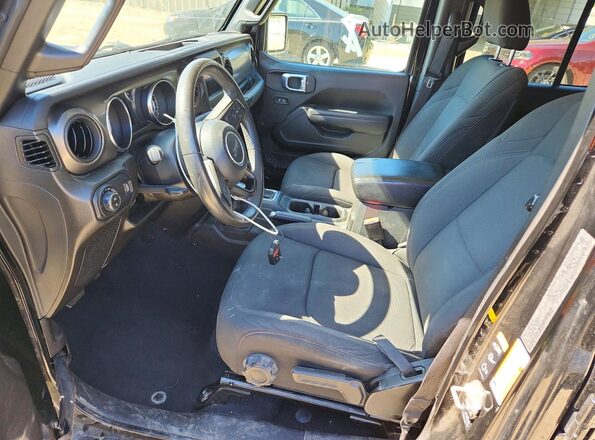 1C6HJTAG3PL514468 2023 JEEP GLADIATOR Black Front interior view