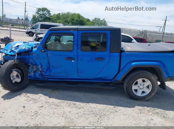 1C6HJTAG3PL516611 2023 JEEP GLADIATOR Blue Սալոնի 360 աստիճան տեսք