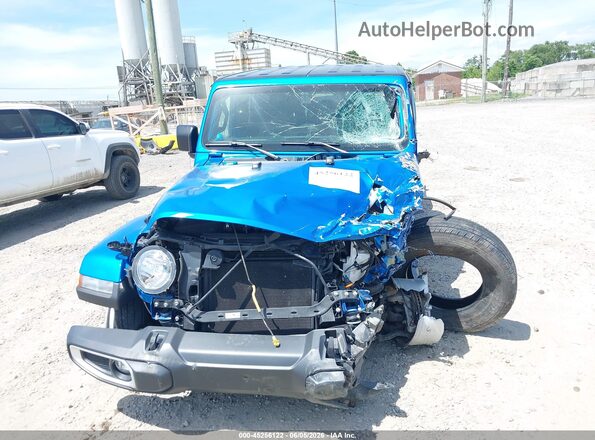 1C6HJTAG3PL516611 2023 JEEP GLADIATOR Blue Սարքավորումների վահանակի տեսք