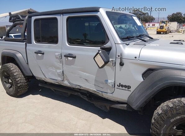 1C6HJTAG3PL561452 2023 JEEP GLADIATOR Silver Widok z przodu