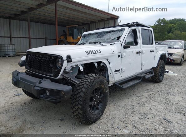 1C6HJTAG3RL108869 2024 JEEP GLADIATOR White Przód lewy