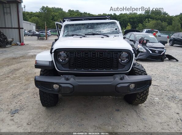 1C6HJTAG3RL108869 2024 JEEP GLADIATOR White Widok zestawu wskaźników