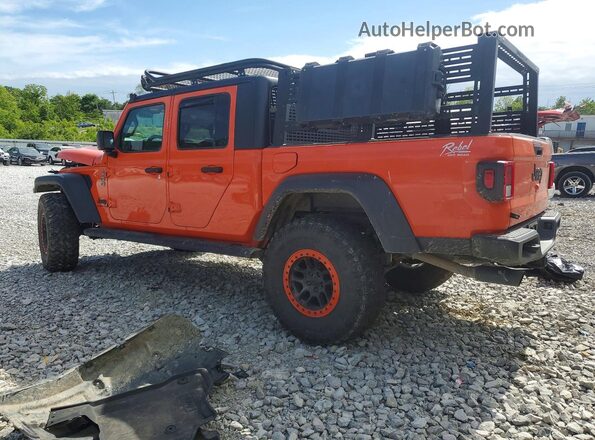 1C6HJTAG4LL146523 2020 JEEP GLADIATOR Orange Trasero izquierdo