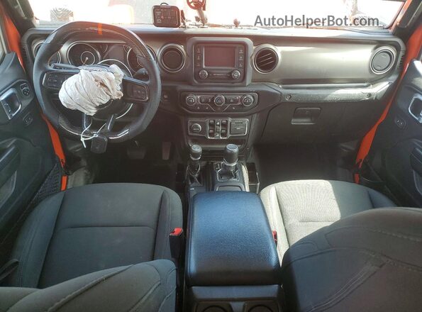 1C6HJTAG4LL146523 2020 JEEP GLADIATOR Orange Vista del salpicadero