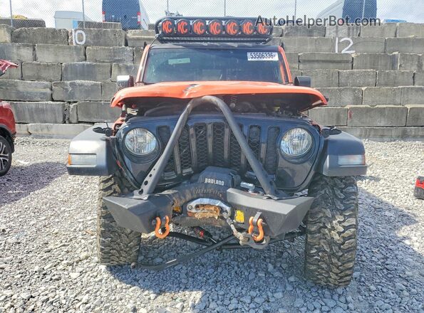 1C6HJTAG4LL146523 2020 JEEP GLADIATOR Orange Vista frontal