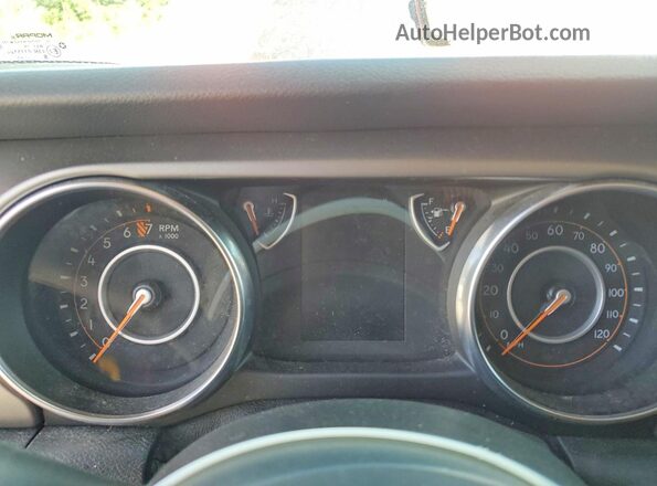 1C6HJTAG4LL146523 2020 JEEP GLADIATOR Orange Vista del cuadro de instrumentos