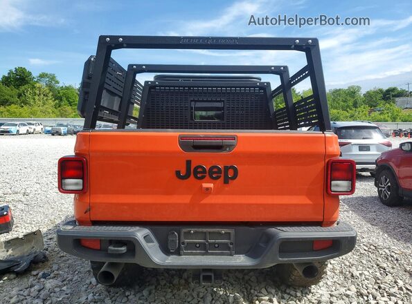 1C6HJTAG4LL146523 2020 JEEP GLADIATOR Orange Vista trasera