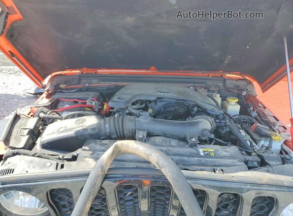 1C6HJTAG4LL146523 2020 JEEP GLADIATOR Orange Vista interior trasera