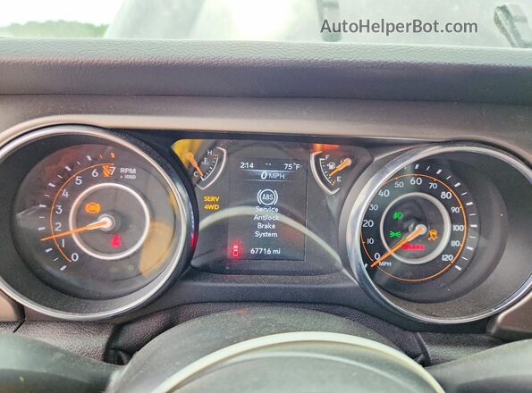 1C6HJTAG4ML526687 2021 JEEP GLADIATOR Black Instrument cluster view