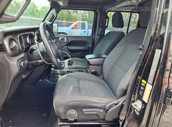 1C6HJTAG4ML526687 2021 JEEP GLADIATOR Black Front interior view