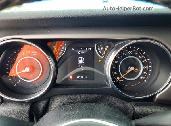 1C6HJTAG5LL170068 2020 JEEP GLADIATOR Blue ხელსაწყოთა პანელის ხედი