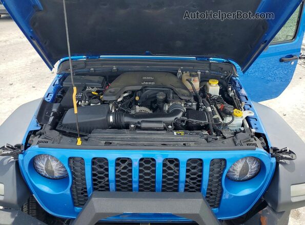 1C6HJTAG5LL170068 2020 JEEP GLADIATOR Blue უკანა სალონის ხედი