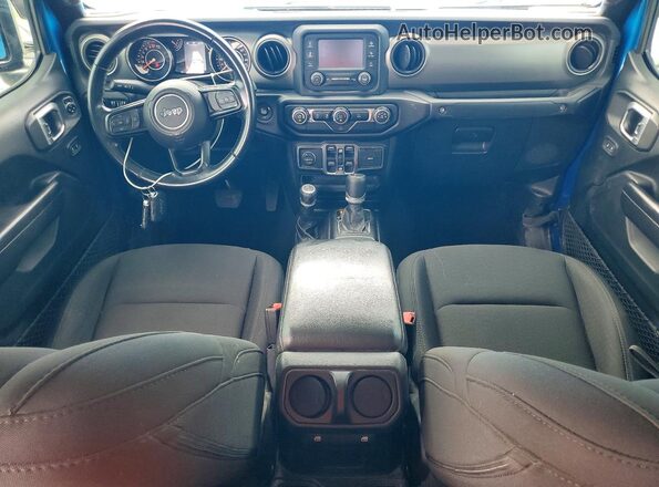 1C6HJTAG5LL170068 2020 JEEP GLADIATOR Blue წინა პანელის ხედი