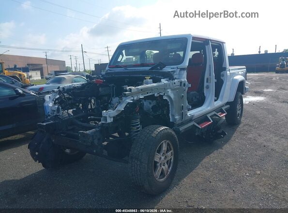1C6HJTAG5LL215820 2020 JEEP GLADIATOR Белый Передняя левая четверть
