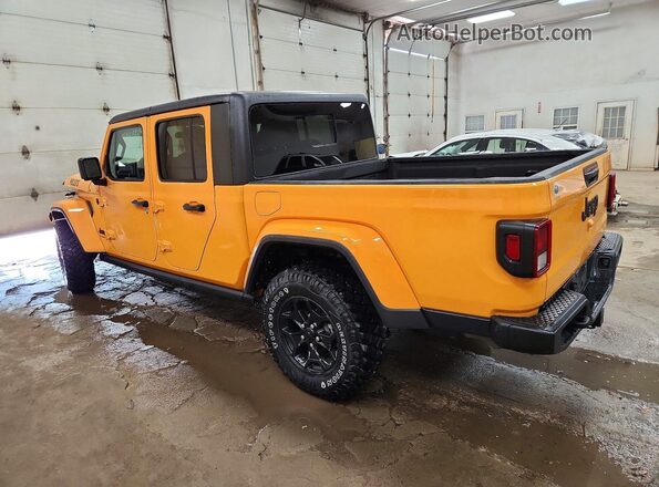 1C6HJTAG5ML559066 2021 JEEP GLADIATOR Orange Rear left