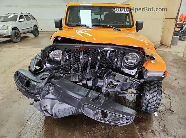 1C6HJTAG5ML559066 2021 JEEP GLADIATOR Orange Front view