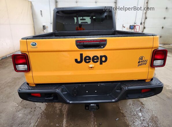 1C6HJTAG5ML559066 2021 JEEP GLADIATOR Orange Rear view