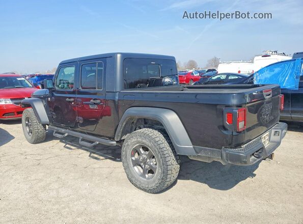 1C6HJTAG6LL115614 2020 JEEP GLADIATOR Черный Задняя левая четверть
