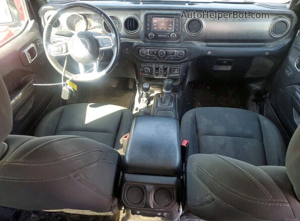 1C6HJTAG6LL115614 2020 JEEP GLADIATOR Черный Вид панели приборов