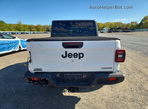 1C6HJTAG6LL121512 2020 JEEP GLADIATOR White Հետևի տեսք