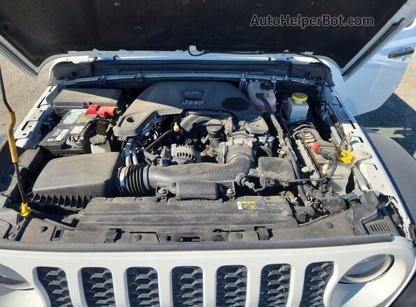 1C6HJTAG6LL121512 2020 JEEP GLADIATOR White Շարժիչի բաժամունքի տեսք