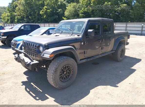 1C6HJTAG6ML526352 2021 JEEP GLADIATOR Gray Передня ліва чверть