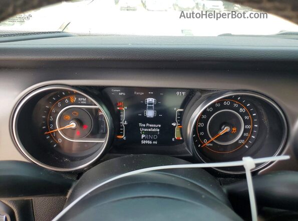1C6HJTAG6PL508051 2023 JEEP GLADIATOR Gray Instrument cluster view