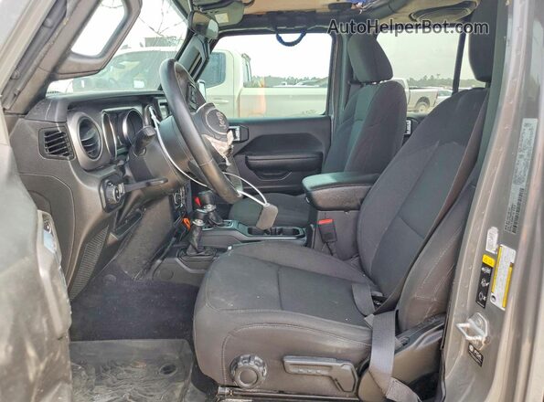 1C6HJTAG6PL508051 2023 JEEP GLADIATOR Gray Front interior view