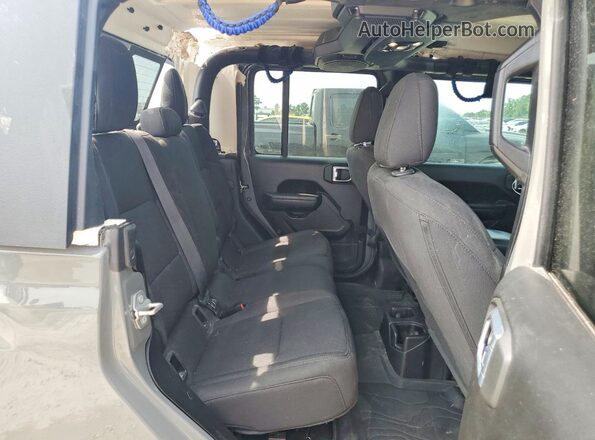 1C6HJTAG6PL508051 2023 JEEP GLADIATOR Gray Rear seats view